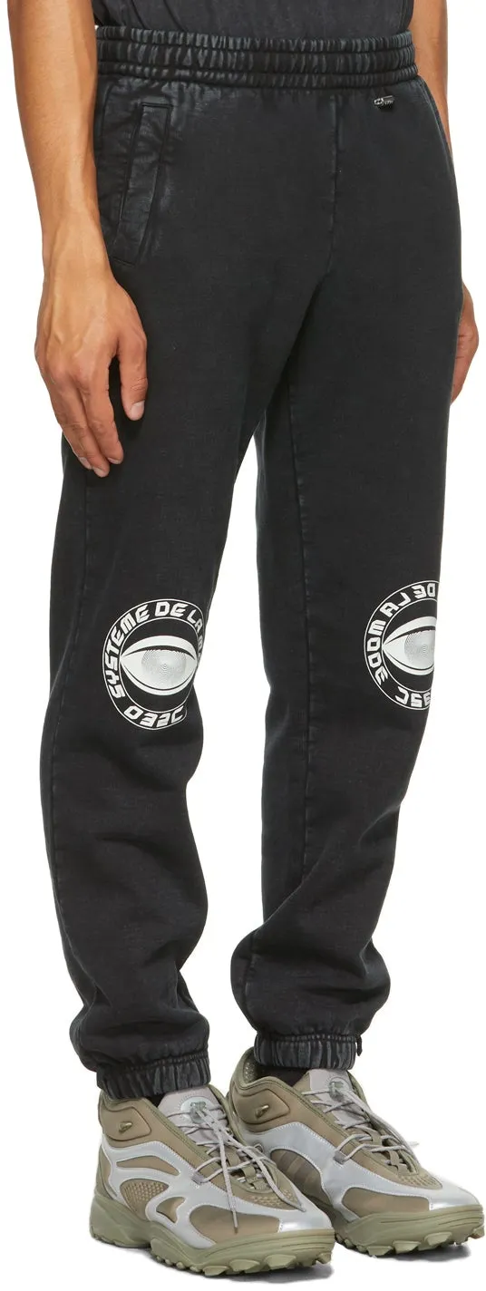 032c Black Washed Hypnos Lounge Pants