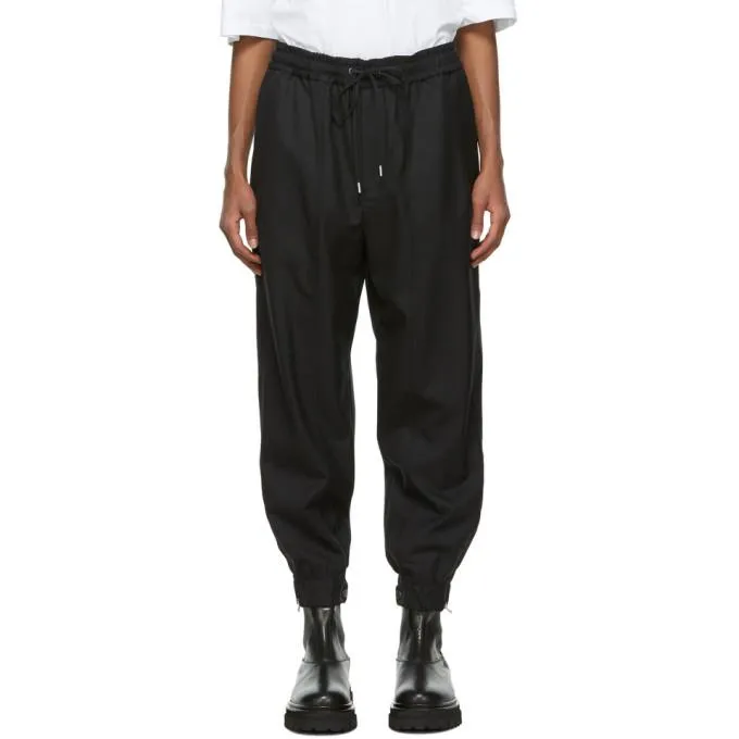 3.1 Phillip Lim Black Wool Serge Lounge Pants