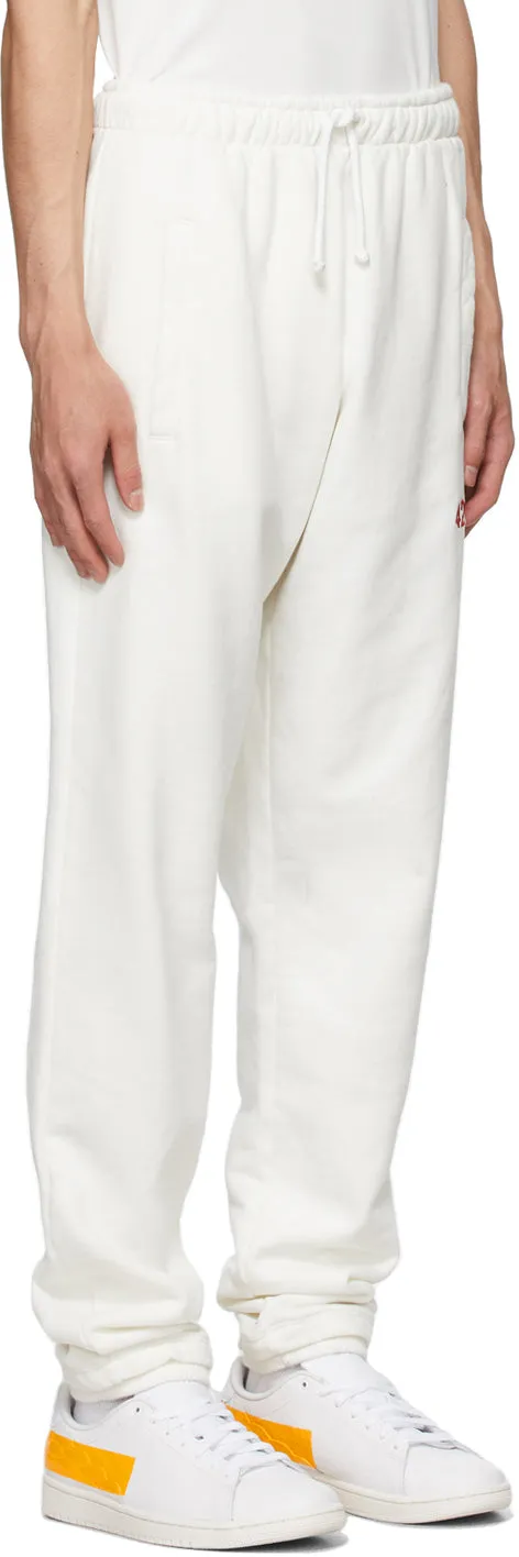 424 White Logo Lounge Pants