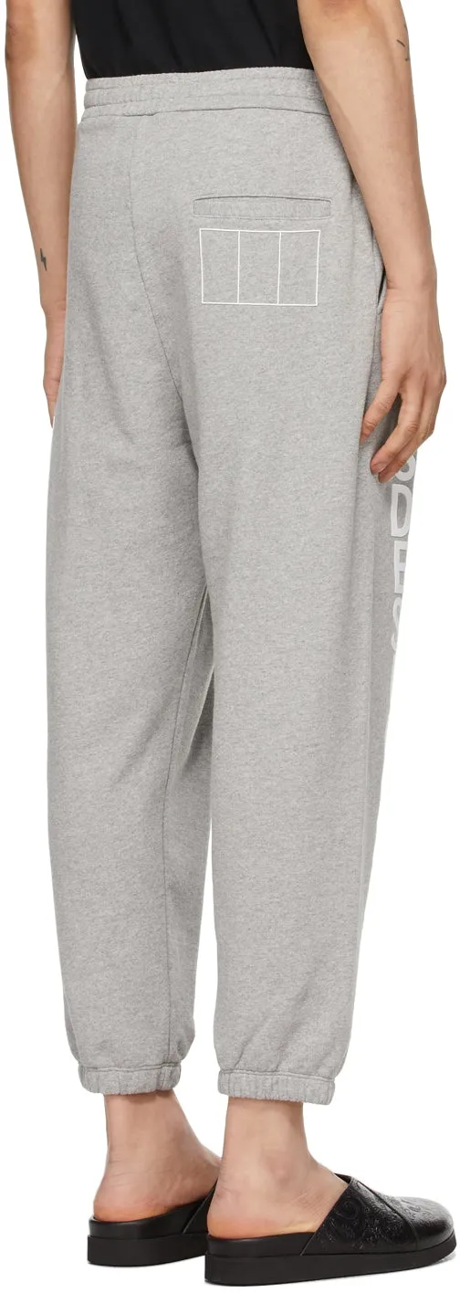 4SDESIGNS Grey Two Pleat Lounge Pants