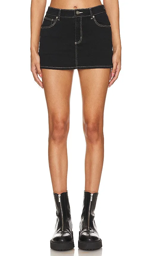 Abrand 99 Low Skirt in Black