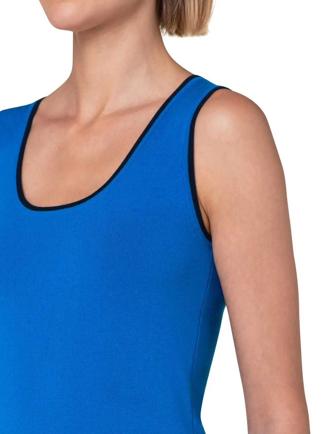 Akris Punto - Colorblock Stretch Wool Tank