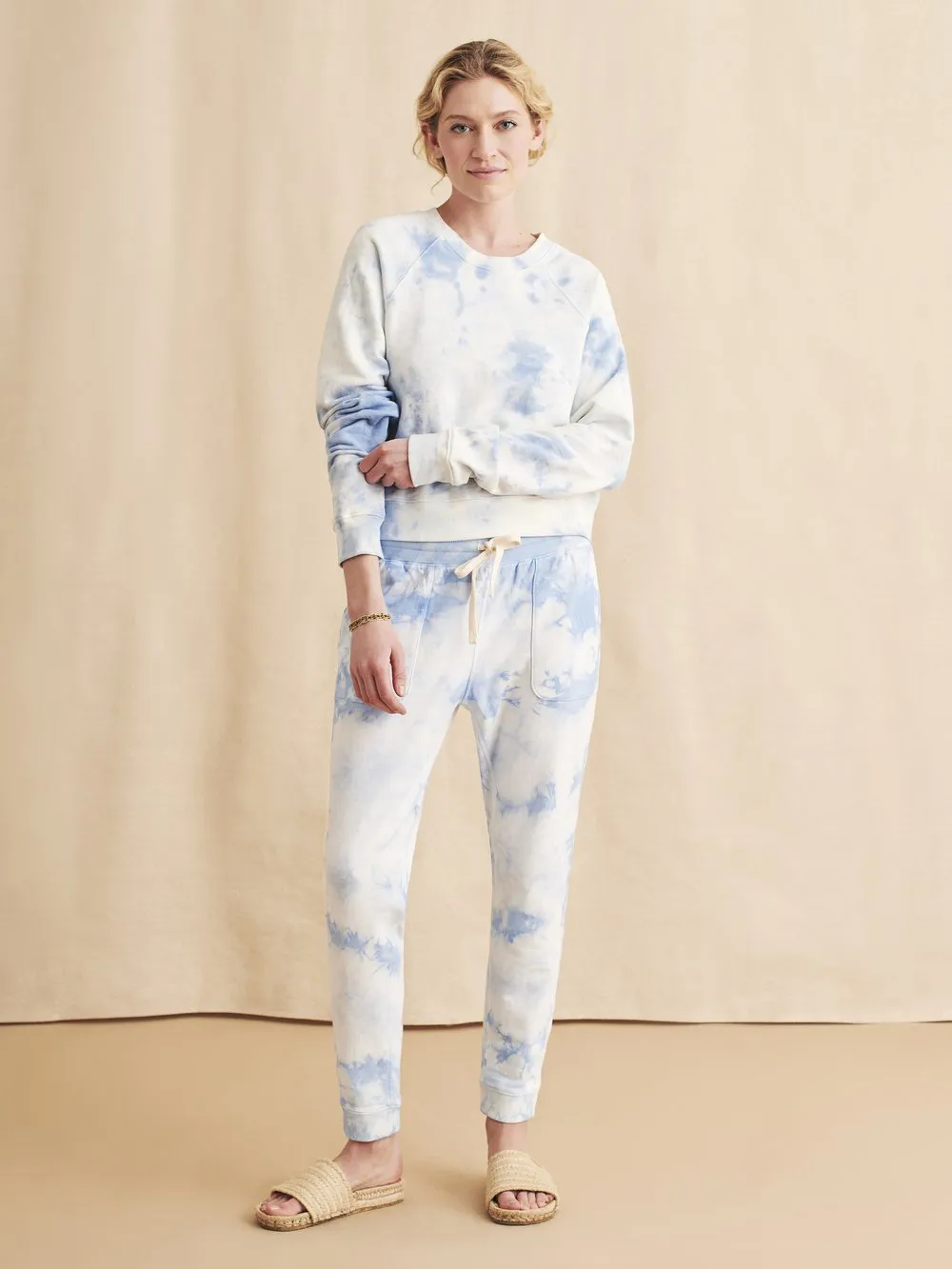 Bells Tie Dye - Crew - Blue Tie Dye