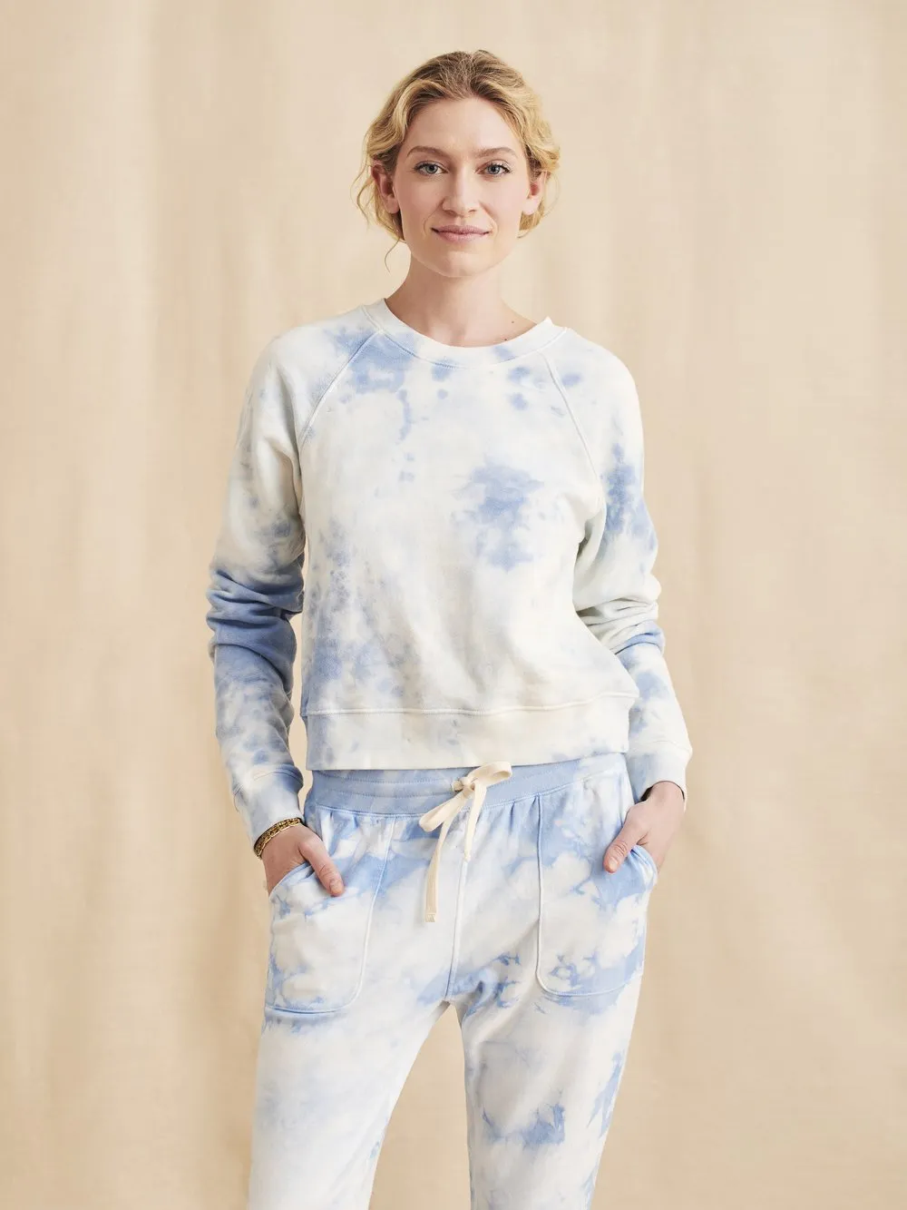 Bells Tie Dye - Crew - Blue Tie Dye