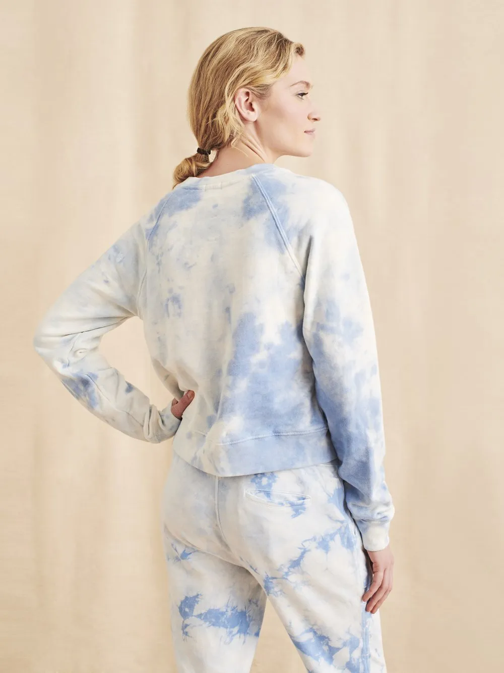 Bells Tie Dye - Crew - Blue Tie Dye
