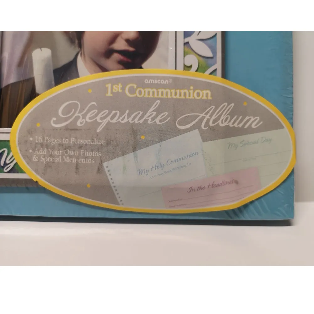 Blue 1st Communion Keepsake Album