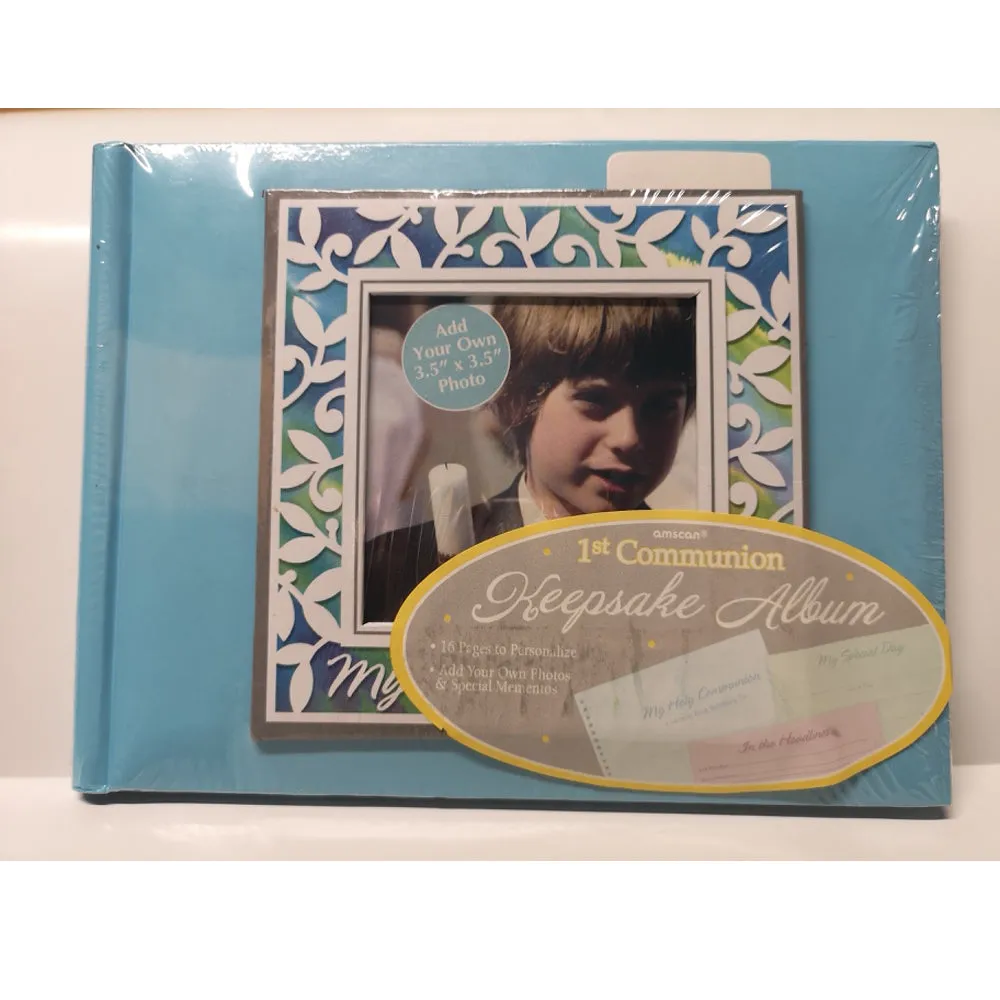 Blue 1st Communion Keepsake Album