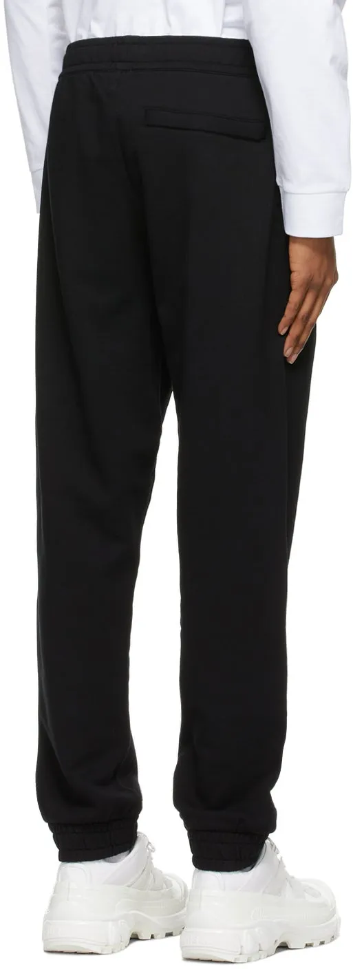 Burberry Black Shark Graphic AppliquÃ© Lounge Pants