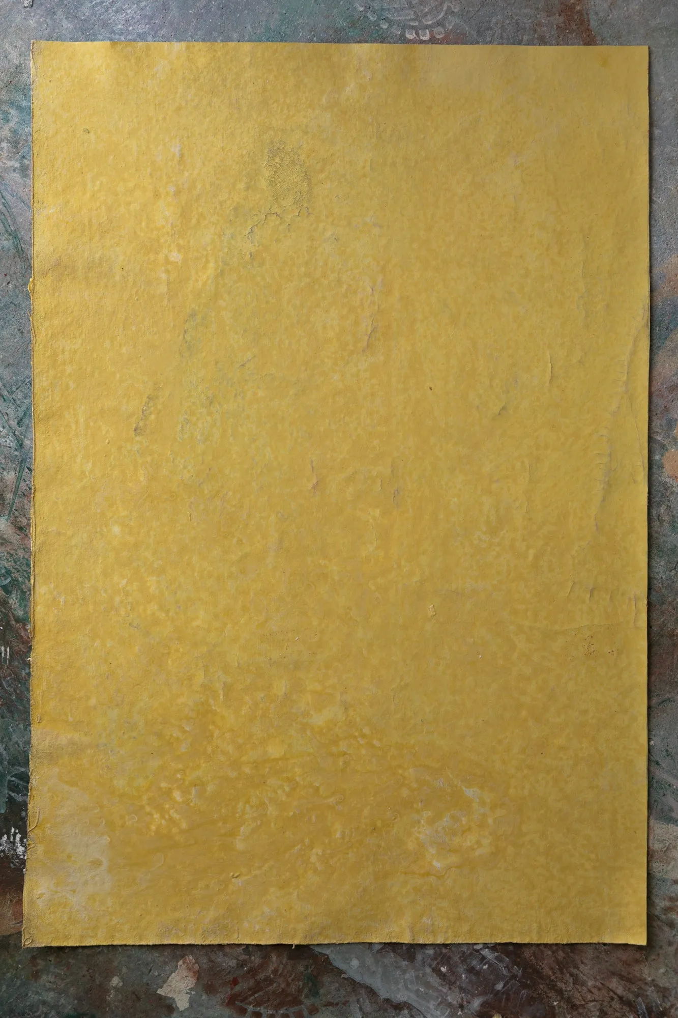 Citron Plasters #0468 // Hand-Painted Flatlay Surface