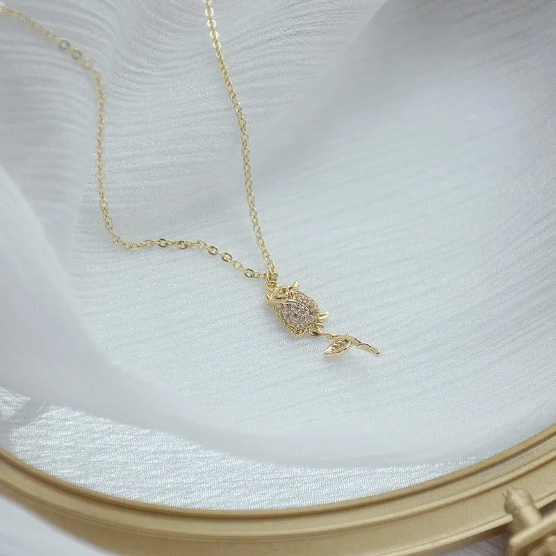 [Clearance] Rose Necklace