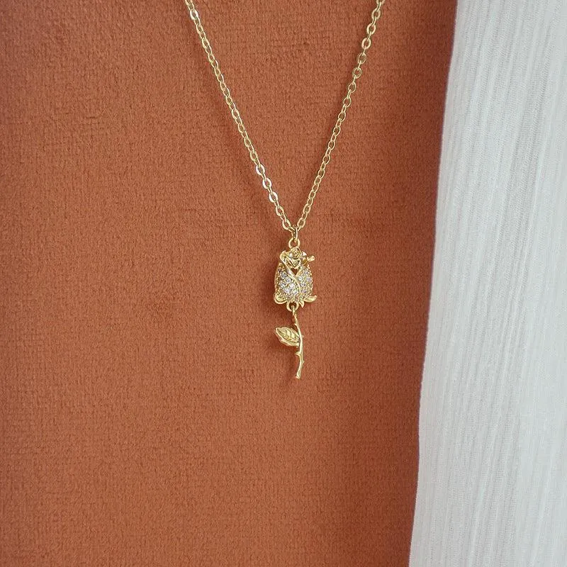 [Clearance] Rose Necklace