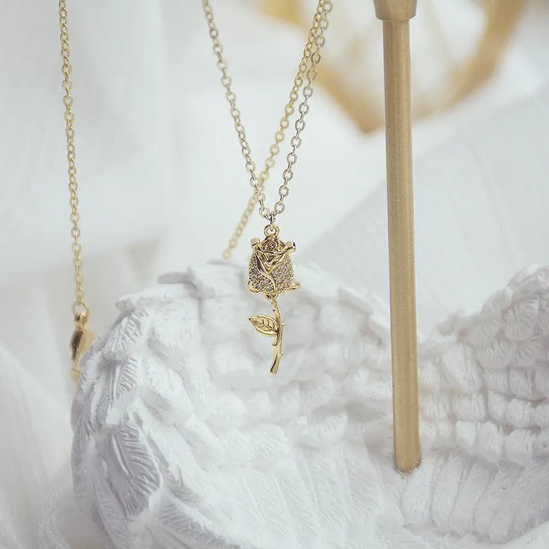 [Clearance] Rose Necklace