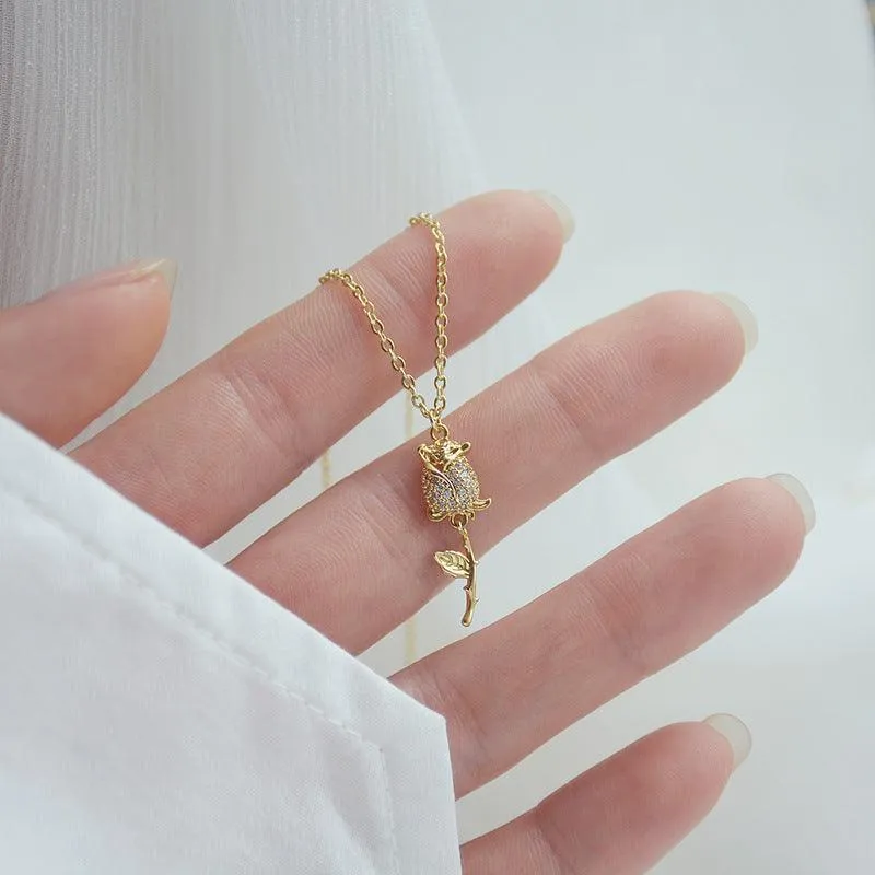 [Clearance] Rose Necklace