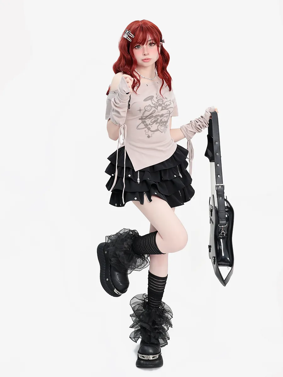 Free Tutu Night Zipper Skirt