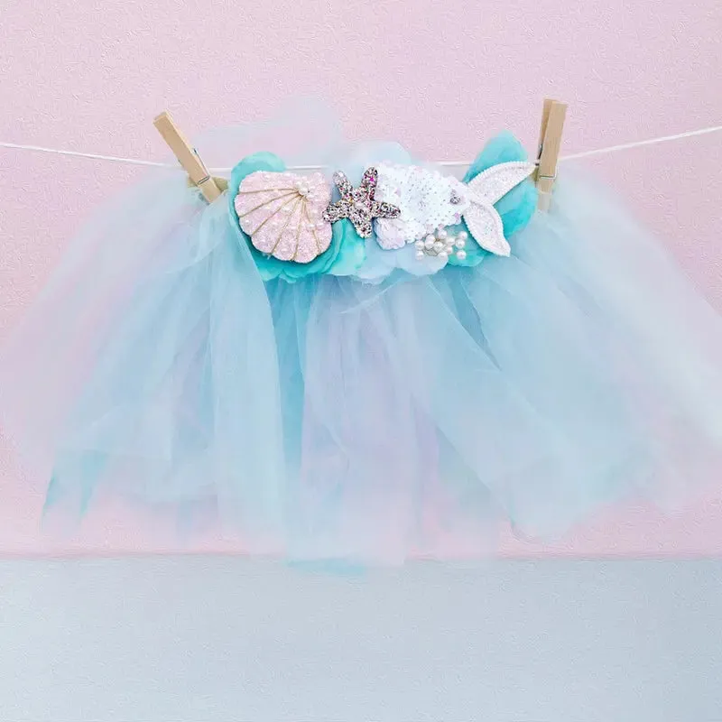 MERMALICIOUS TUTU, PASTEL AQUA