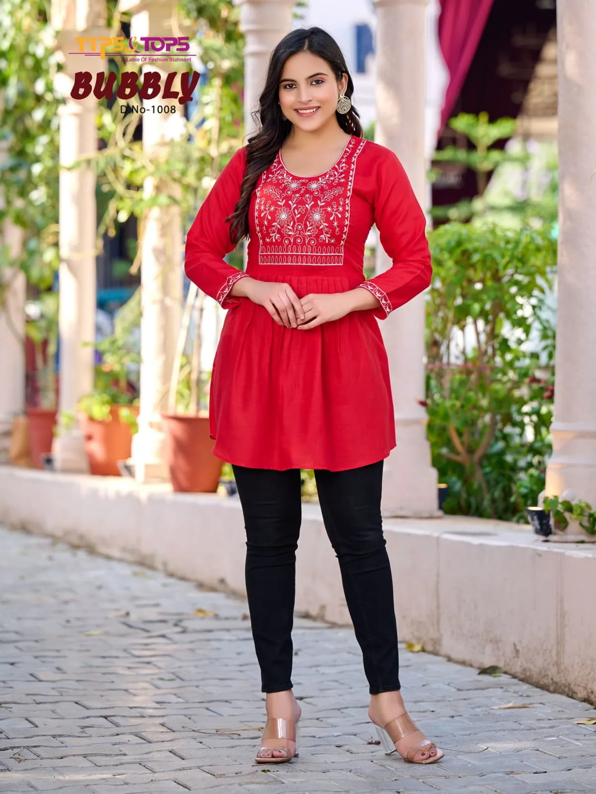 Tips & Tops Bubbly Vol 10 Fancy Western Kurti