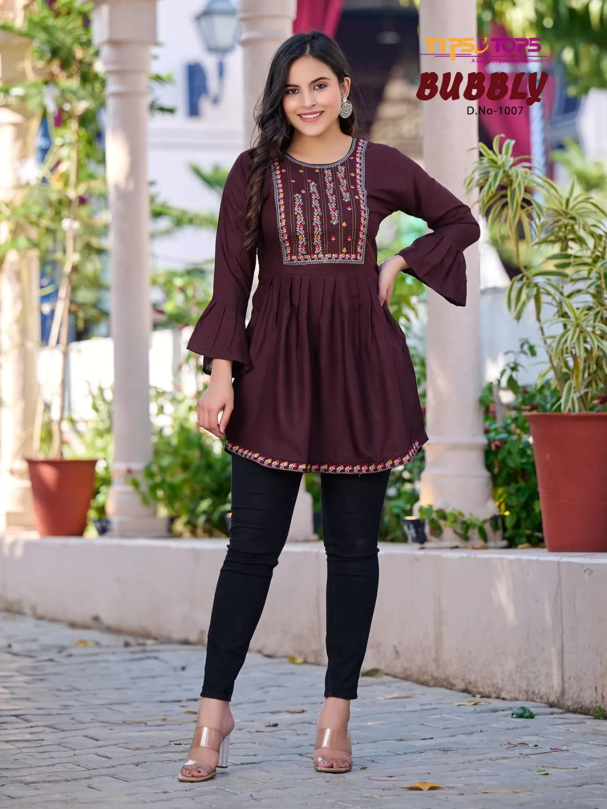 Tips & Tops Bubbly Vol 10 Fancy Western Kurti