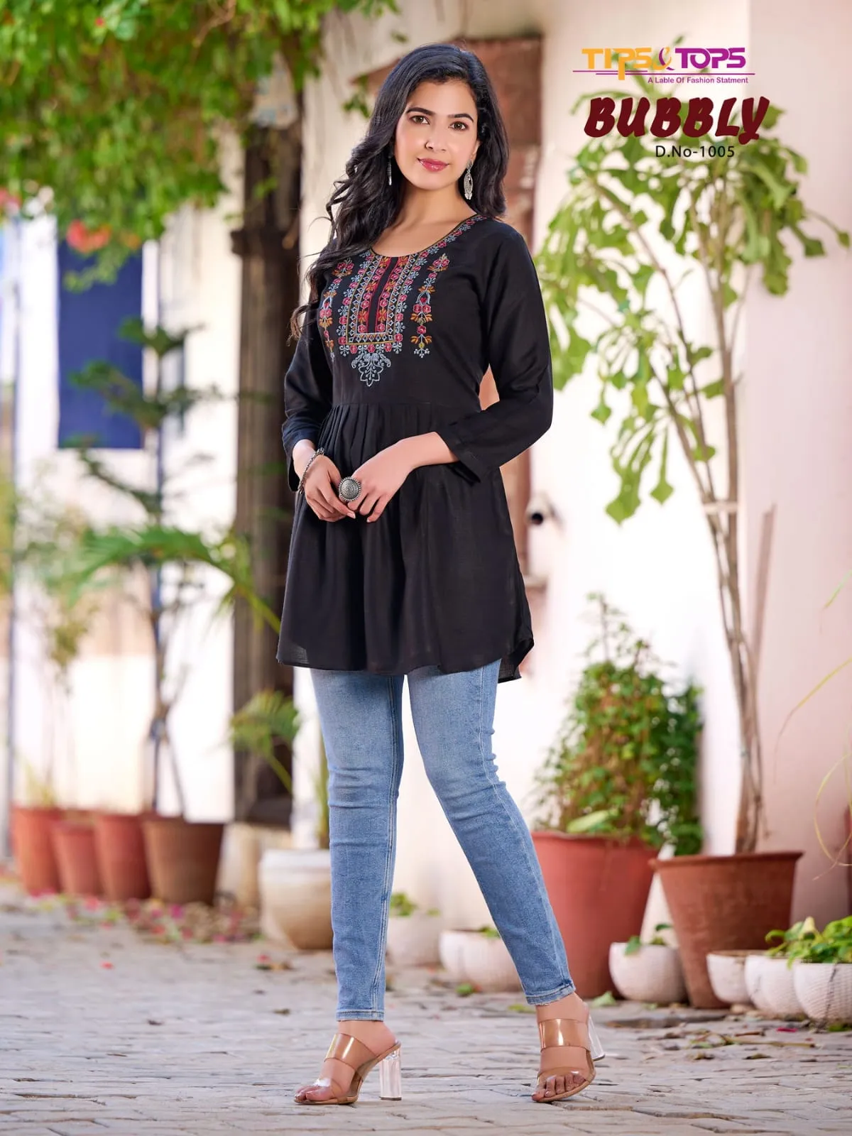 Tips & Tops Bubbly Vol 10 Fancy Western Kurti