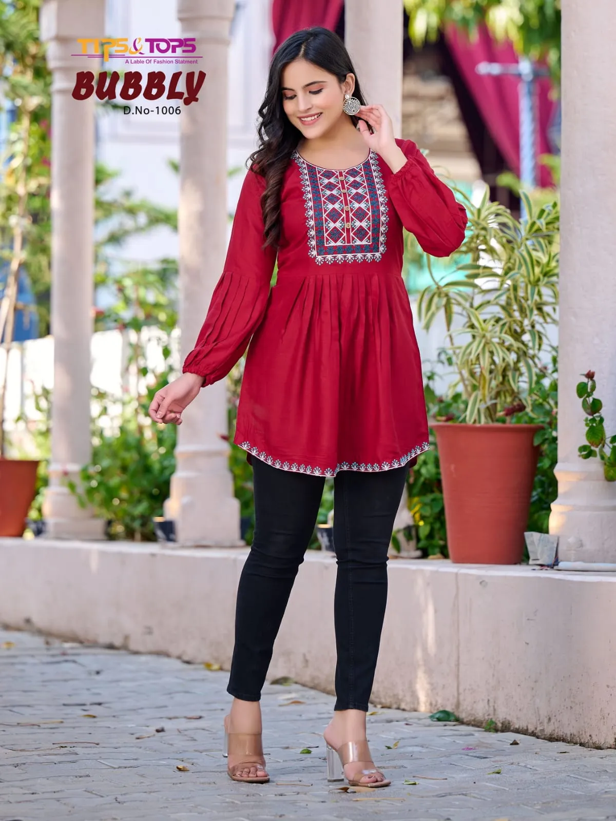 Tips & Tops Bubbly Vol 10 Fancy Western Kurti